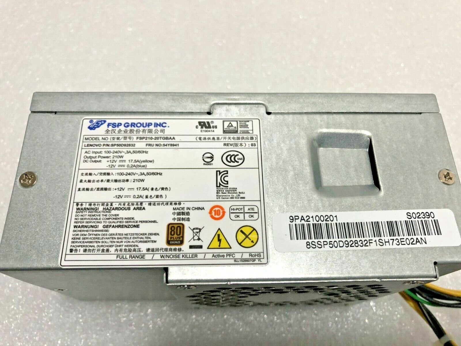 54Y8941 Lenovo 210W Power Supply for Think Centre M700/M800/M900