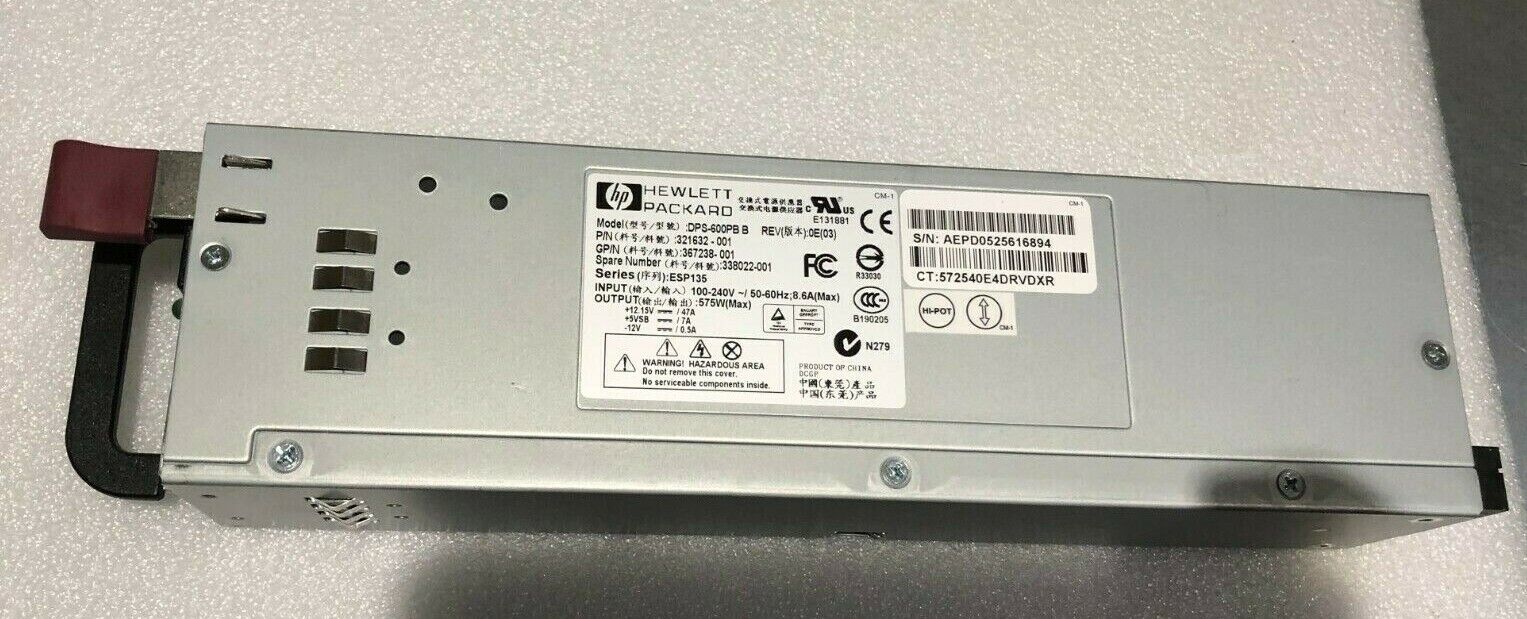 321632-001 HP/ COMPAQ DL380 G4 POWER SUPPLY
