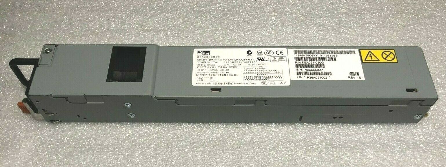 IBM FSA021-030G 460 WATT HOT-SWAP POWER SUPPLY FOR XSERIES 3620 3550 M3 3650 M4