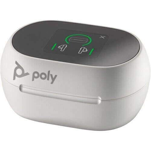 HP Poly VFree 60+ UC WHITE Earbuds +BT700A+TSCHC- Brand New
