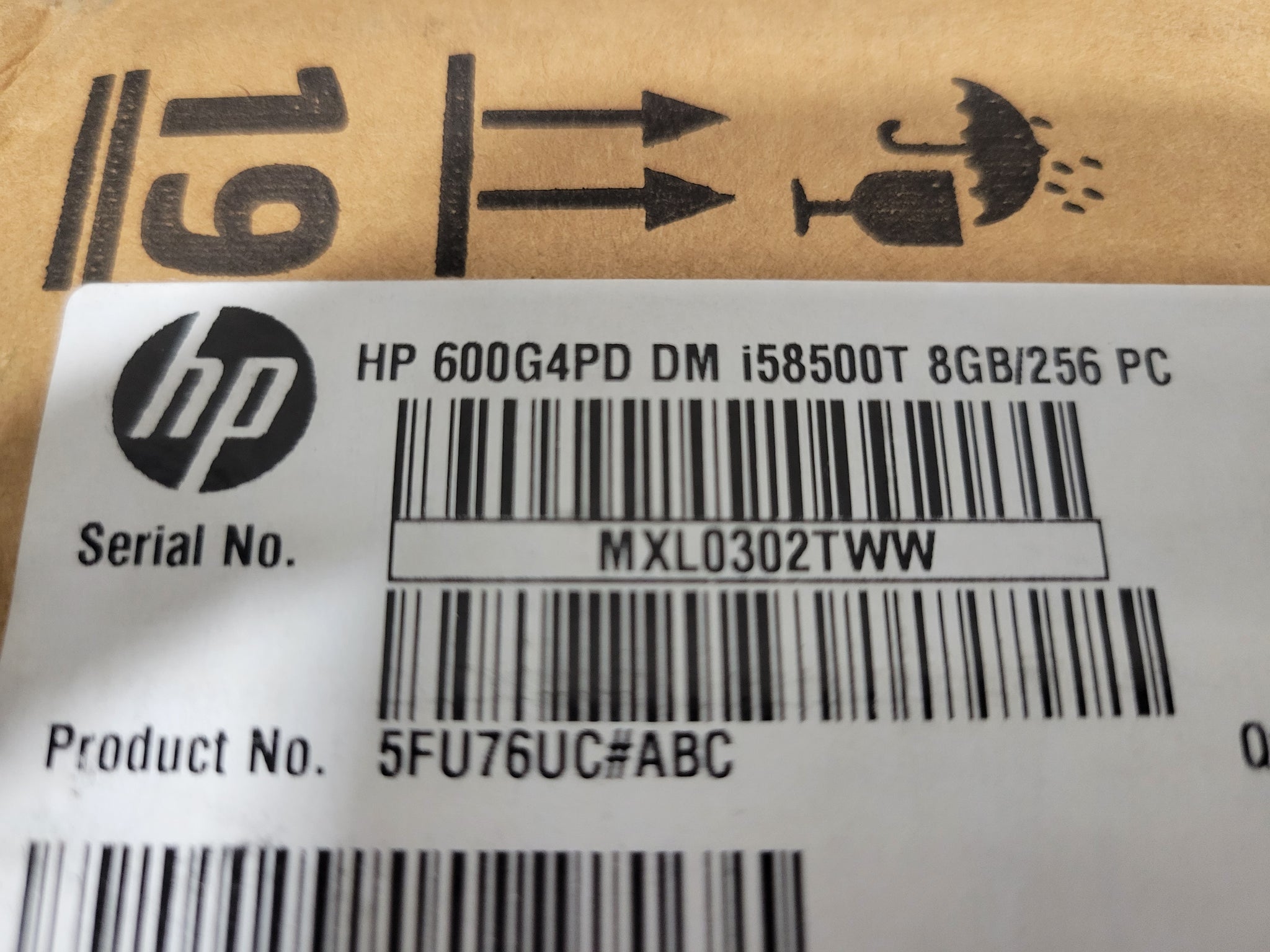 HP ProDesk 600 G4 Mini Desktop i5-8500T, 8GB RAM, 256GB SSD, Win10 Pro- New