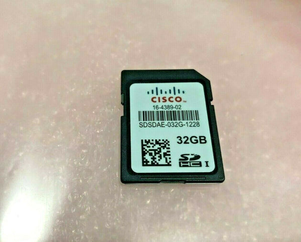 Cisco 32GB SD Flash Memory Card 16-4389-02 SDSDAE-032G-1228 For UCS Servers Cisco 32GB SD Flash Memory Card 16-4389-02 SDSDAE-032G-1228 For UCS Servers