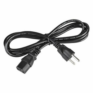 6Ft US 3-Prong to IEC-320 C-13 Power Cord Cable for Computer Monitor Printer