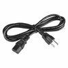 6Ft US 3-Prong to IEC-320 C-13 Power Cord Cable for Computer Monitor Printer