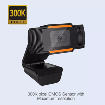 Adesso CyberTrack H2 Webcam 3 Megapixel 30 fps USB 2.0 640x480 Video CMOS Sensor Fixed-Focus Built-in Microphone for PC & Laptop- Brand New - 1 Year Warranty