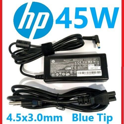 65W AC Adapter Charger for HP PPP009C 710412-001 714657-001 (4.5mm Blue 65W AC Adapter Charger for HP PPP009C 710412-001 714657-001 (4.5mm Blue