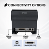 Epson TM-T88V POS Thermal Receipt Printer USB Serial Square With power Adapter