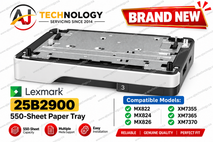 Lexmark 25B2900 550-Sheet Paper Tray Feeder for MX822 MX826 XM7355 – Brand New