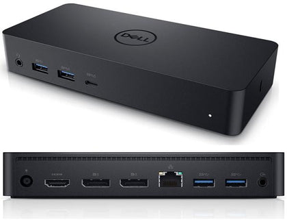 Dell D6000 Universal Dock – USB-C/USB 3.0 Docking Station with 4K Display Support, 130W Adapter, and Power Delivery- Brand New
