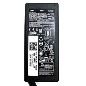 Genuine Dell AC Adapter Charger 19.5V 3.34A 65W 4.5x3.0mm Tip with Power Cord, Model: 0G6J41, 043NY4, 0MGJN9, 0GG2WG/Mixed
