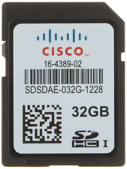 CISCO 32GB SECURE DIGITAL HIGH CAPACITY SDHC SD CARD- 16-4389-02