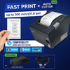 Epson TM-T88V POS Thermal Receipt Printer USB Serial Square With power Adapter