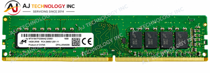 Micron MTA16ATF2G64AZ-2G6E1 16GB DDR4-2666 PC4-2666 2Rx8 288-Pin Non-ECC UDIMM RAM