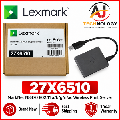 Lexmark MarkNet N8370 802.11 a/b/g/n/ac Wireless Print Server- Brand New