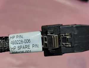 HP DL380 G6,G7,G8 Mini SAS Cable HP 1xSFF-8087 493228-006