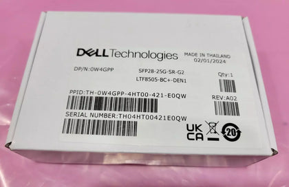 0W4GPP SFP28-25G-SR-G2 LTF8505-BC+-DEN1 TRANSCEIVER - Manufacture date Feb 2024