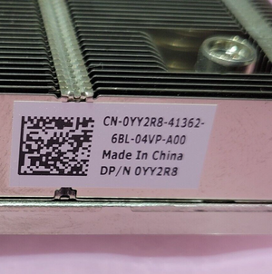 Dell PowerEdge R730 R730xd Server CPU’s Heatsink 0YY2R8