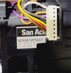 Lot of 4 Riverbed Steelhead CX-5055 San Ace Cooling Fan 9CR0612P5G07