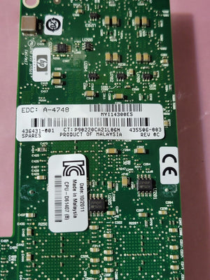 HP NC364T PCI-E Intel Quad Port Gigabit Network Card 436431-001