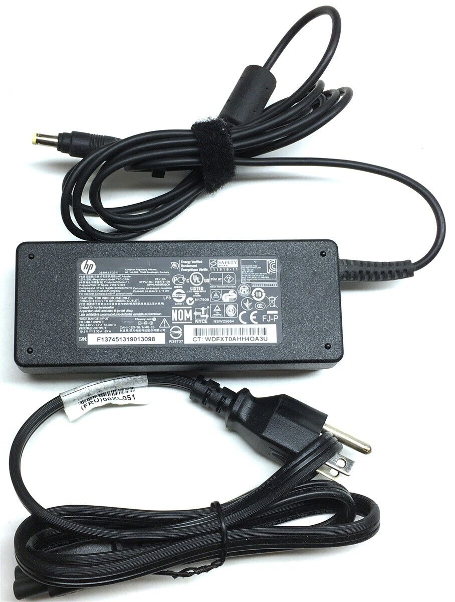 Original for HP 19.5V 3.33A 65W ENVY 4 6 SLEEKBOOK 708778-100 AC Adapt