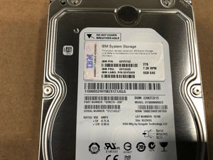 00Y2425 LENOVO / IBM 3TB 7.2K 6GBPS SAS 3.5" HARD DRIVE with Caddy
