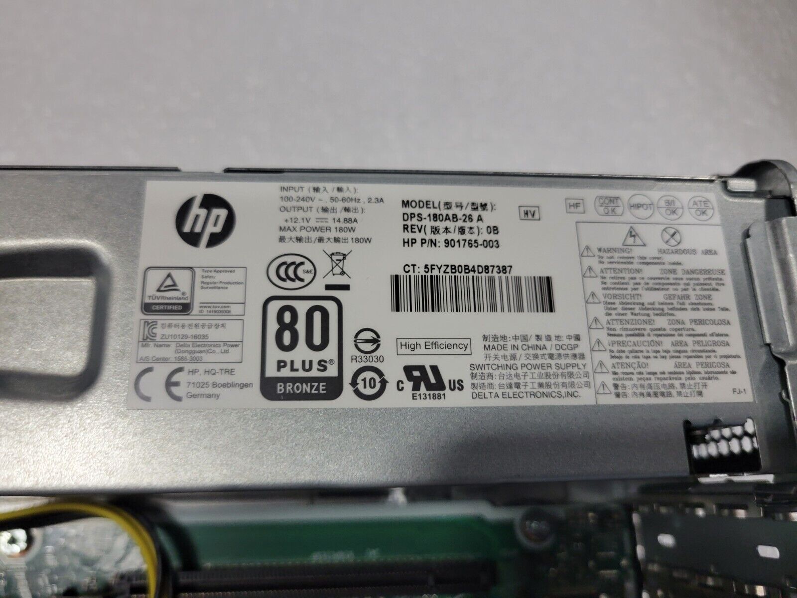 5x HP ProDesk 600 G3 SFF Computer i5-6500 3.2GHZ 4GB DDR4 DVD NO HDD