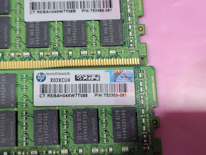 Lot of 4 HP DDR4 16GB 2Rx4 PC4-2133P ECC RDIMM 752369-081