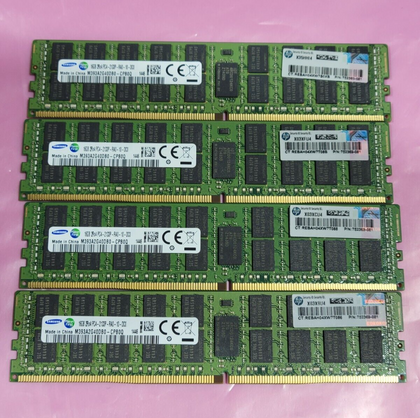 Lot of 4 HP DDR4 16GB 2Rx4 PC4-2133P ECC RDIMM 752369-081