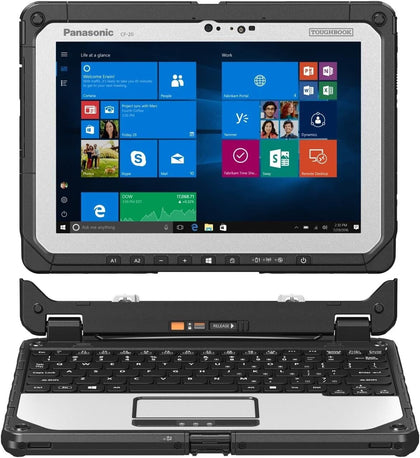 Refurbished (Excellent) Panasonic Toughbook CF-20-2 Intel Core i5-7Y57 1.20GHz/8GB/256GB SSD/WC/Win 10 Pro- Touch Screen