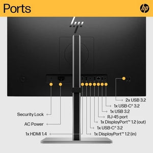 HP E24u G5 24" Class Full HD LCD Monitor HDMI/Display Port/USB-C - Brand New