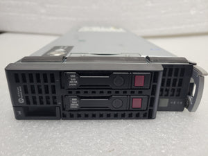 HP Proliant BL460C Gen8 2x 8C E5-2630 2.3GHz 64GB Ram 400GB SSD P220i Blade