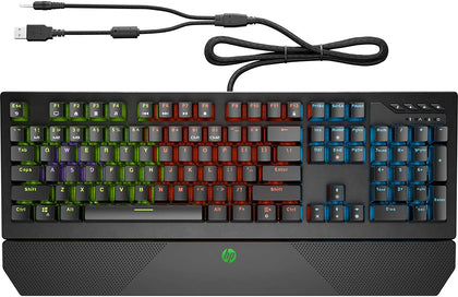 HP Pavilion Gaming Wired Mechanical Keyboard 800 with 4-Zone - 5JS06AA#ABL