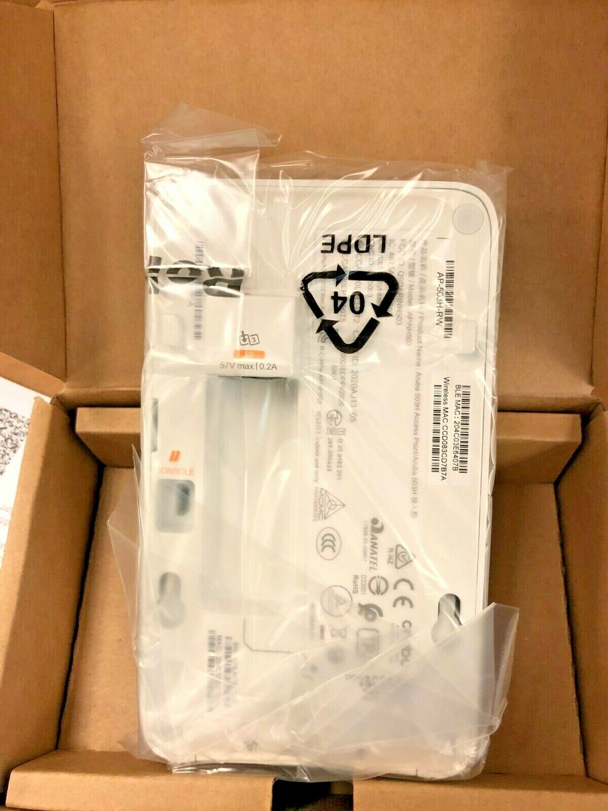 R3V36A HPE Aruba AP-503H 802.11ax 1.45 Gbit/s Wireless Access Point