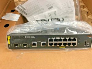JL679A Aruba 6100 12G CL4 2SFP+ 139W Switch New open Box