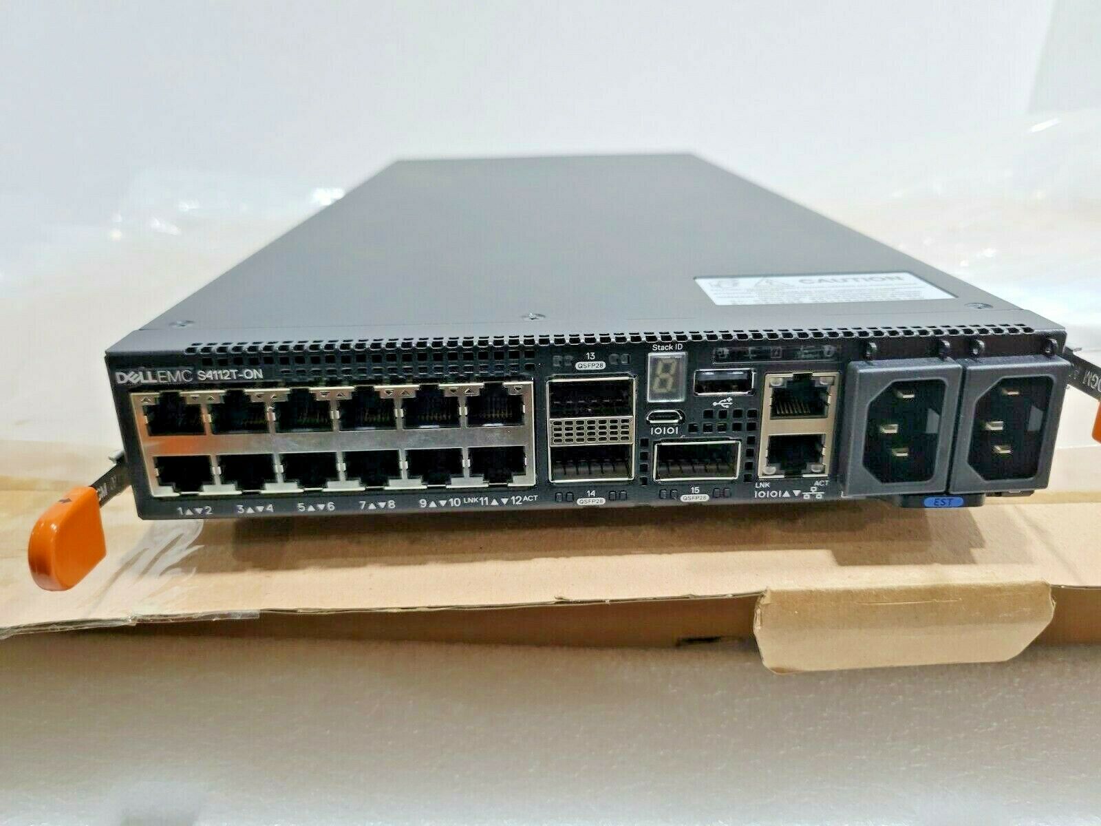 Dell EMC Networking S4112T-ON 10GB Managed Switch 12xSFP+ 3xQSFP28 Por