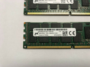 5 x HP 16GB 2RX4 DDR3 PC3L-10600R RAM Memory 647901-B21 647653-081 664692-001 G8