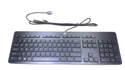 HP 803823-001 USB Slim Style Windows 8.X Enhanced Keyboard