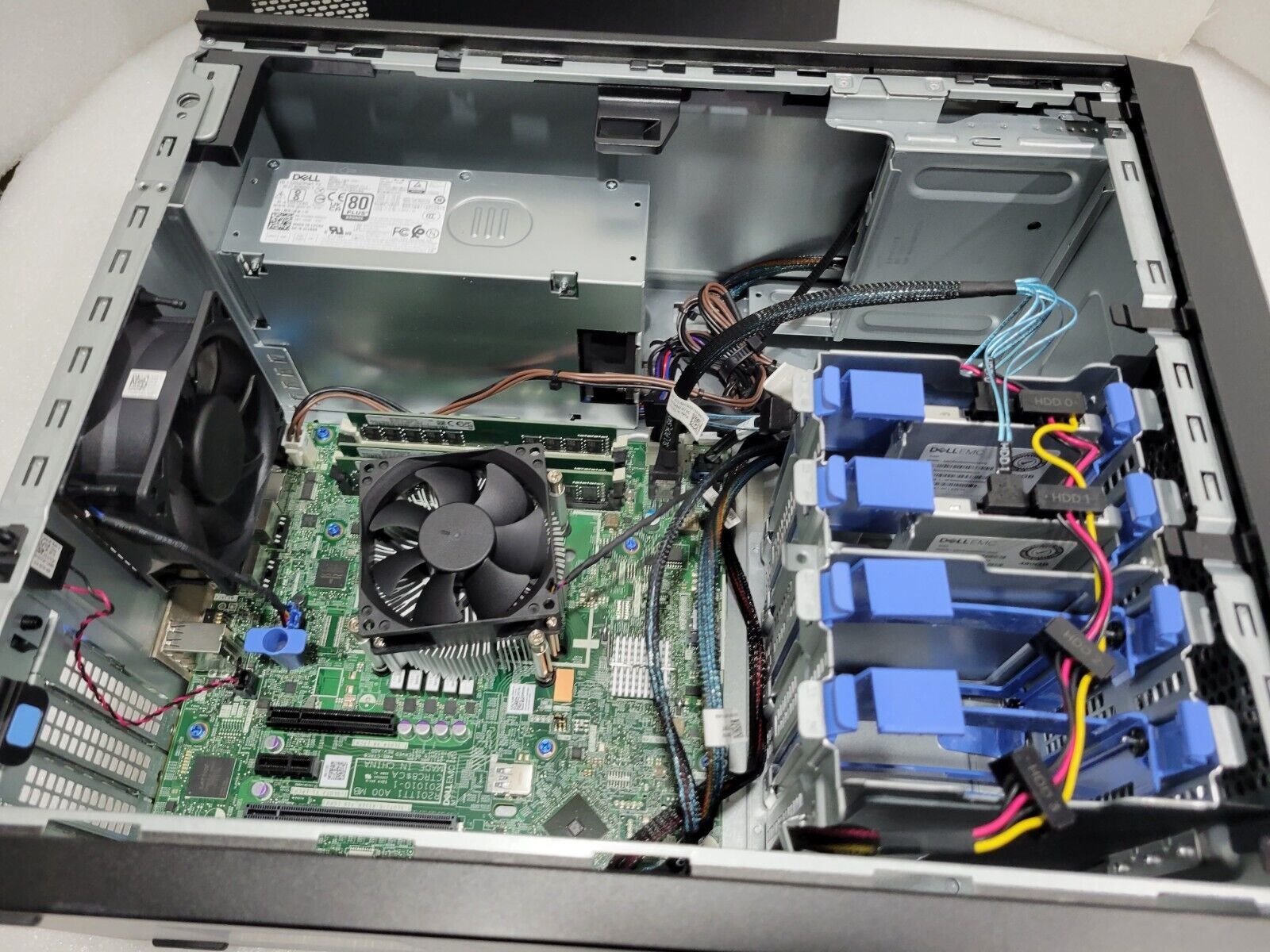T150 Server Rear View Dell PowerEdge T150 Tower Server Gold G6405T 24GB 2x480GB SSD WinSer20