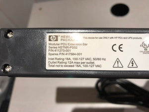 HP 7-outlet modular PDU extension bar HSTNR-PS02 411273-001/ 417584-001
