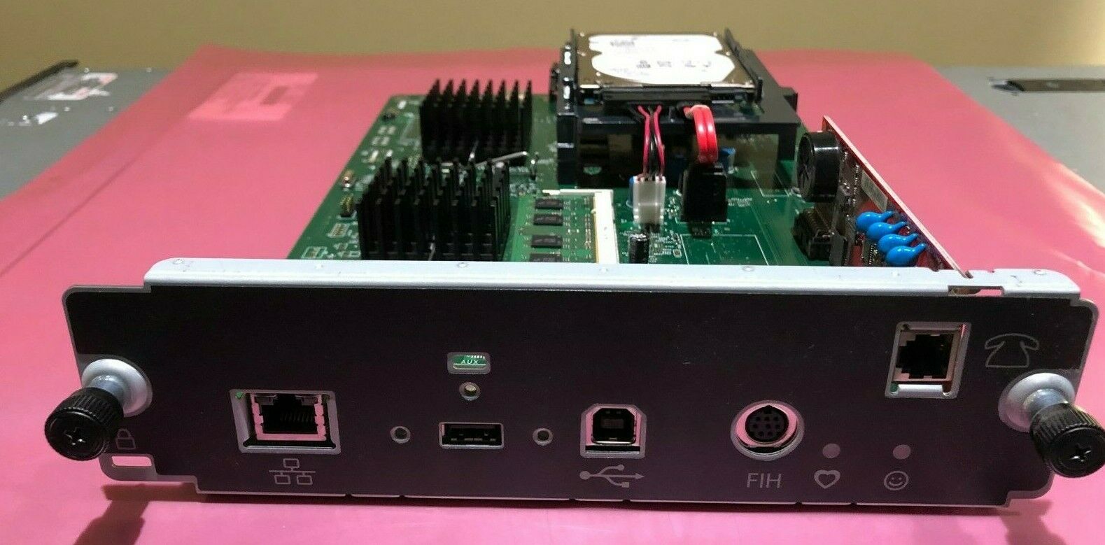 M880 Front Rack HP LaserJet M880 Series Formatter Board With HDD and Flash A2W75-67903