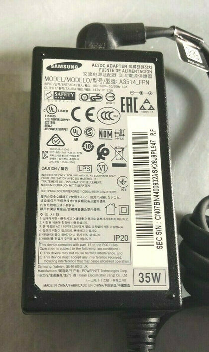 Original Samsung A3514_FPN AC 14V 2.5A Power Adapter For Samsung Monitors